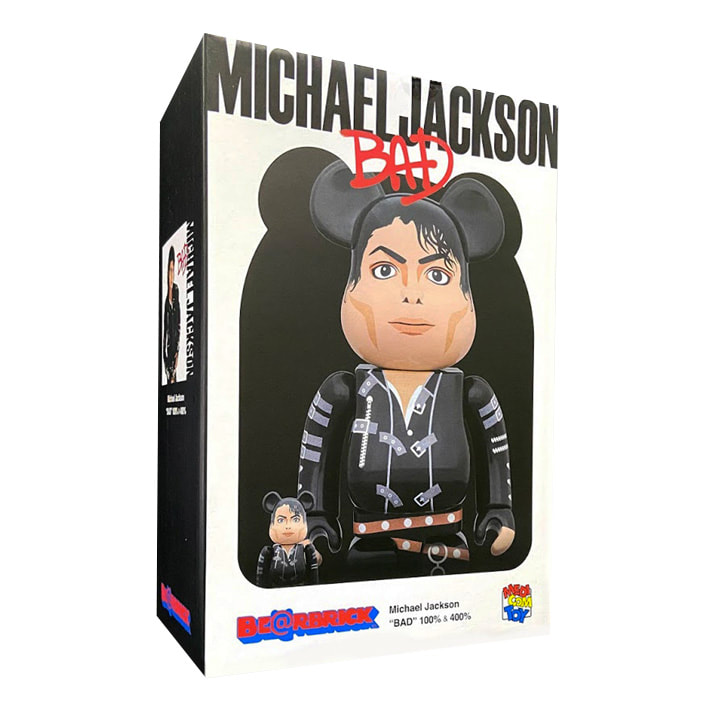 Michael Jackson Bad Bearbrick 400% & 100% Set
