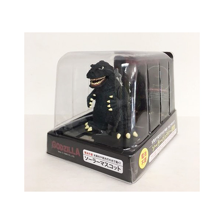 Free Shipping! Godzilla Solar Mascot Solar Power Motion Toy From Japan New 